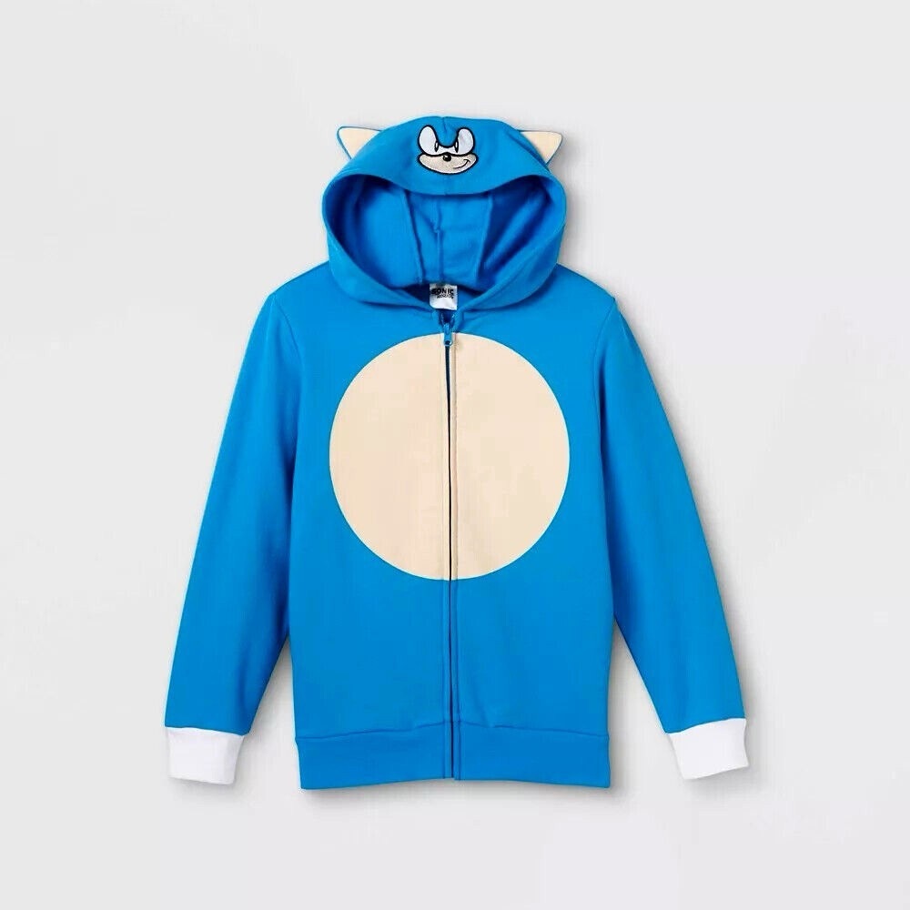 Sonic the Hedgehog Costume Hoodie Jacket Costume kids XL 💌 Free Shipping! 💫💙